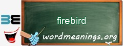 WordMeaning blackboard for firebird